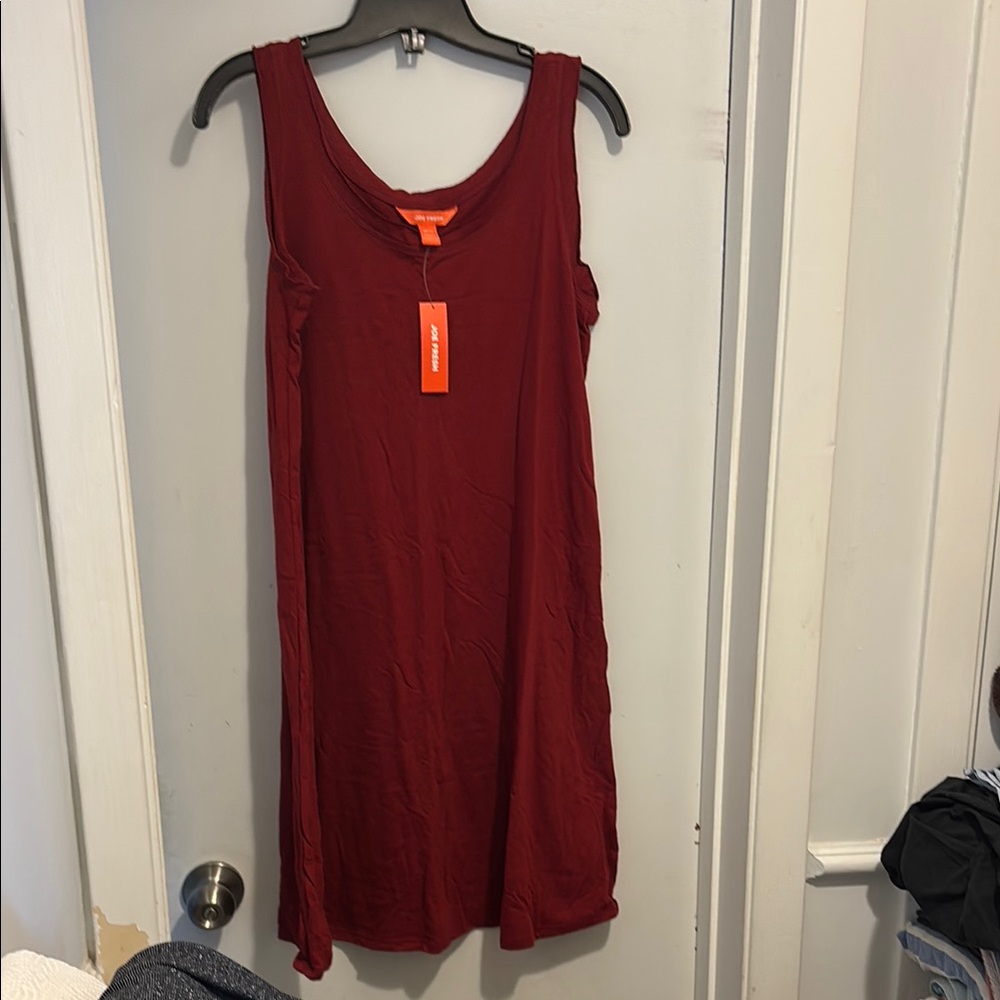 Joe Fresh Deep Red dress